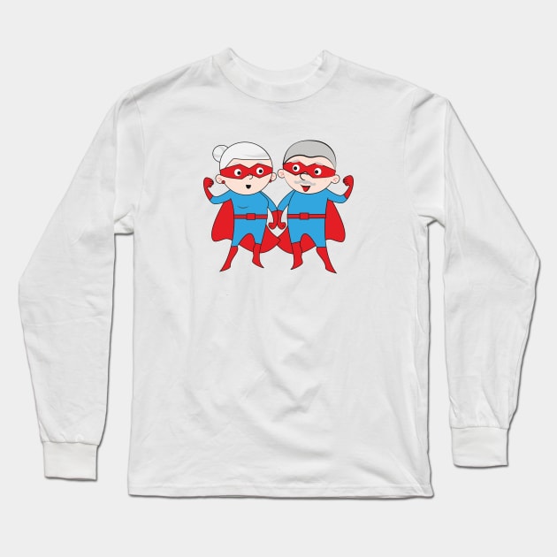 super grandparents 3 Long Sleeve T-Shirt by grafart